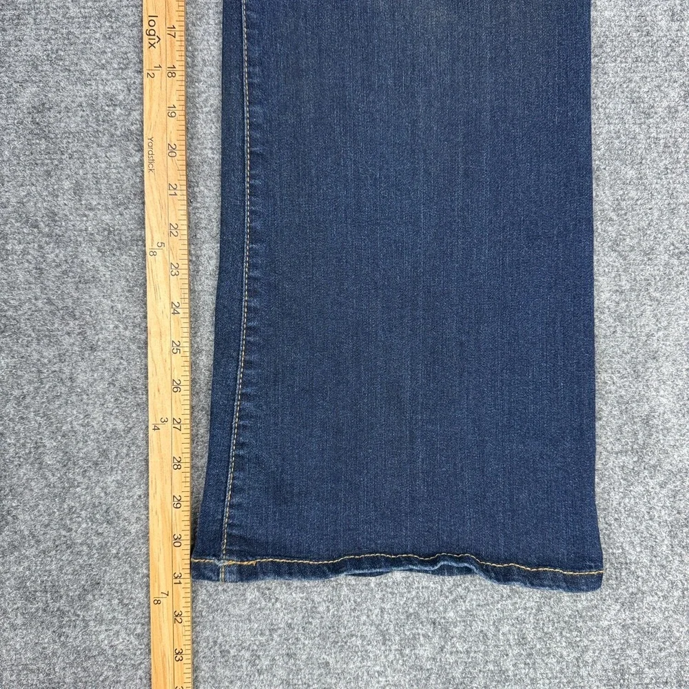 St‎ Johns Bay Bootcut Jeans Womens 20W Dark Wash Stretch Denim Plus Size Blue